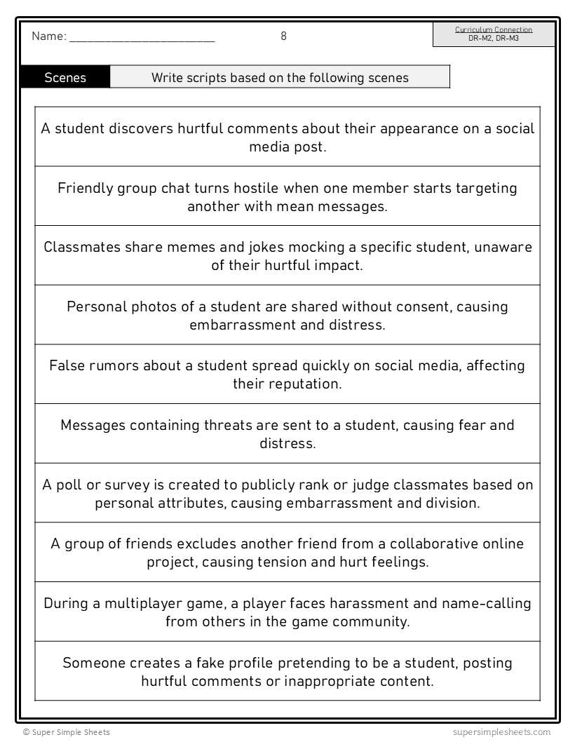 Manitoba Dramatic Arts Curriculum - Grade 8 - Drama unit