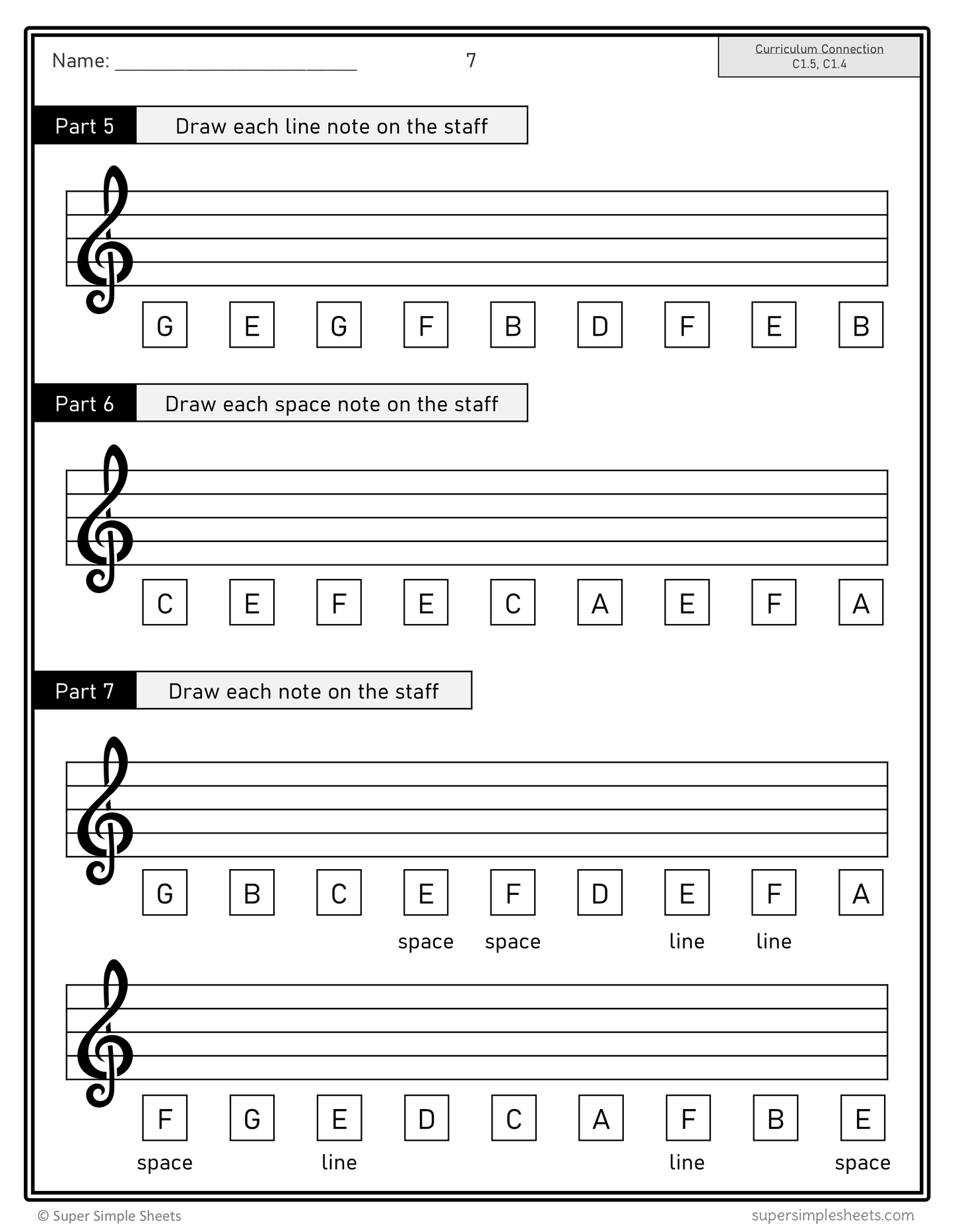 Grade 4 - Ontario The Arts Curriculum - FULL YEAR BUNDLE