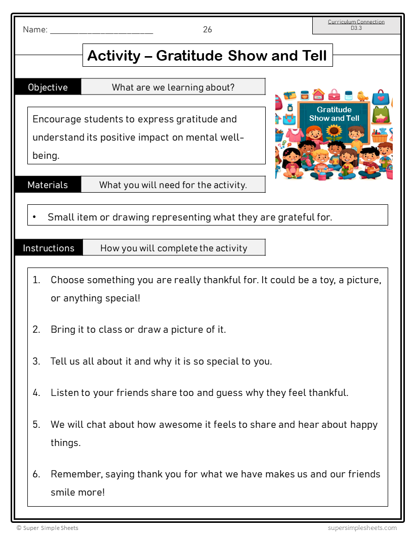 Ontario - Grade 1 Health - Full Year Bundle