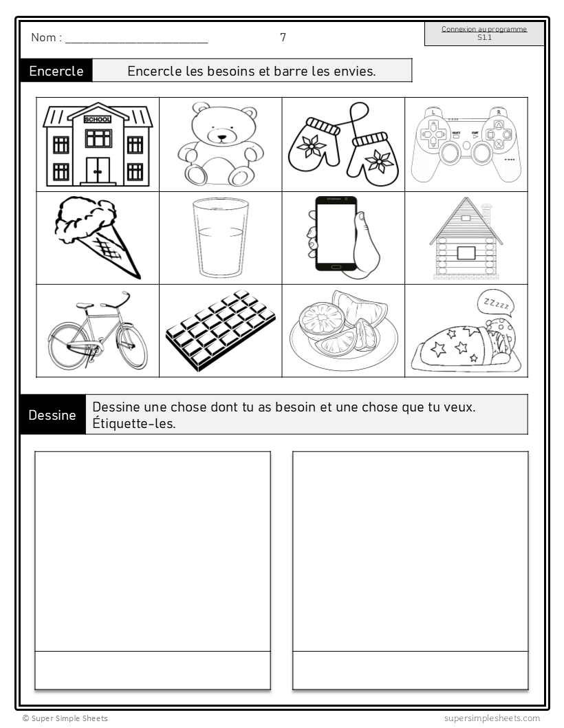 Alberta - Grade 1 Social Studies - French Immersion - FULL YEAR BUNDLE