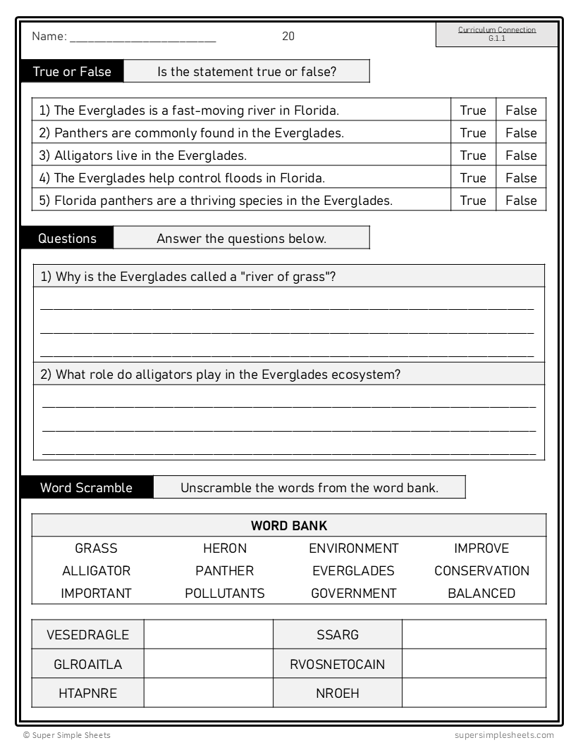 Florida - Grade 4 Social Studies - FULL YEAR BUNDLE