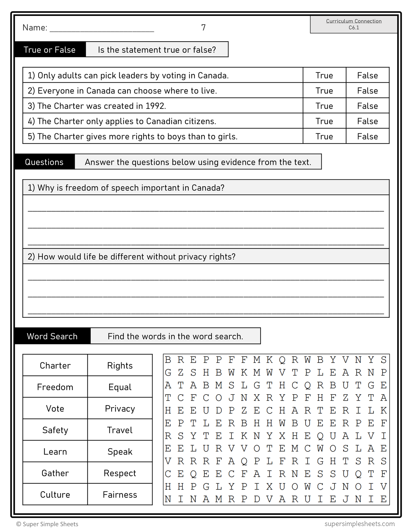 Grade 6 - Alberta - New Finalized 2025 Social Studies - FULL YEAR BUNDLE