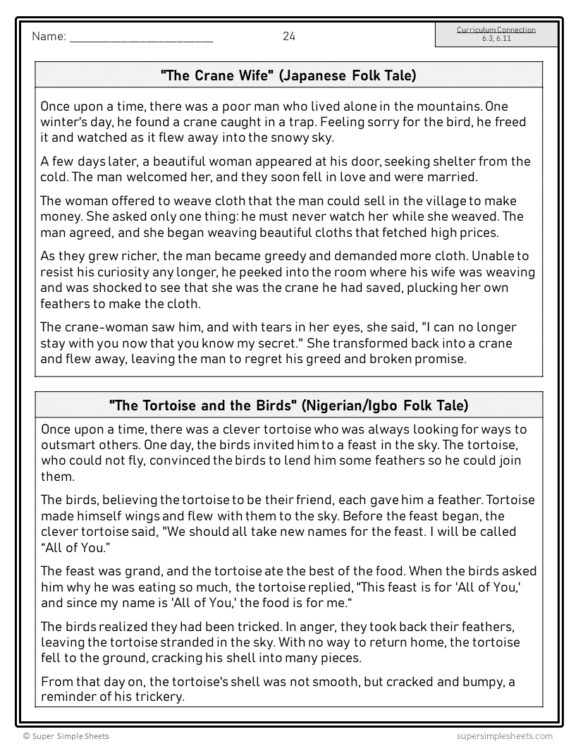 Alberta Fine Arts Curriculum Grade 6 - Drama - Full Year Unit