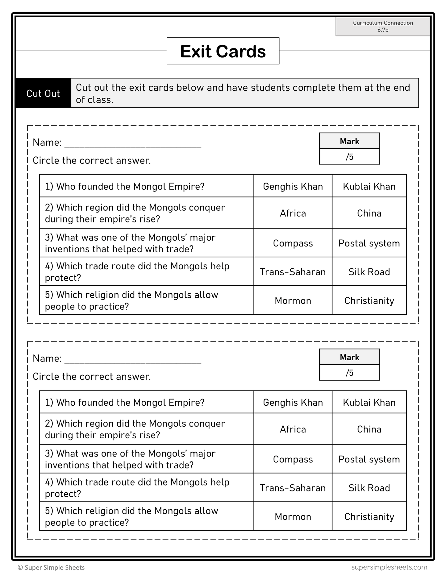 New York - Grade 6 Social Studies - FULL YEAR BUNDLE