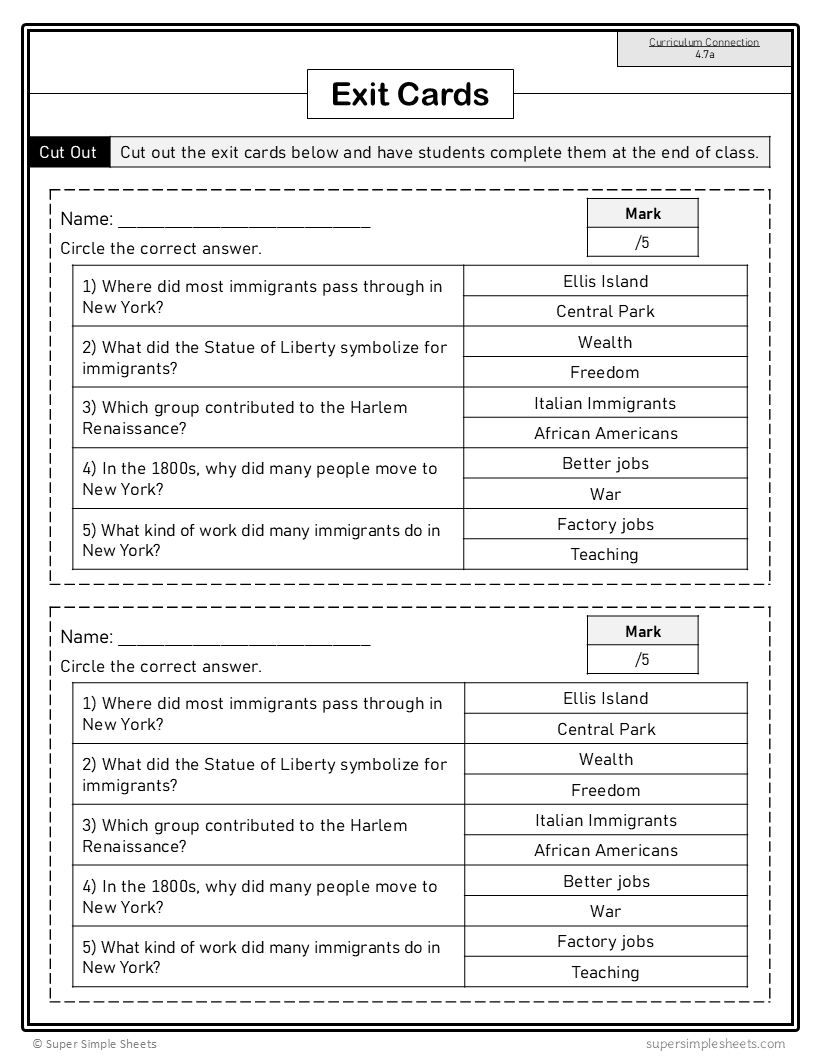 New York - Grade 4 Social Studies - FULL YEAR BUNDLE