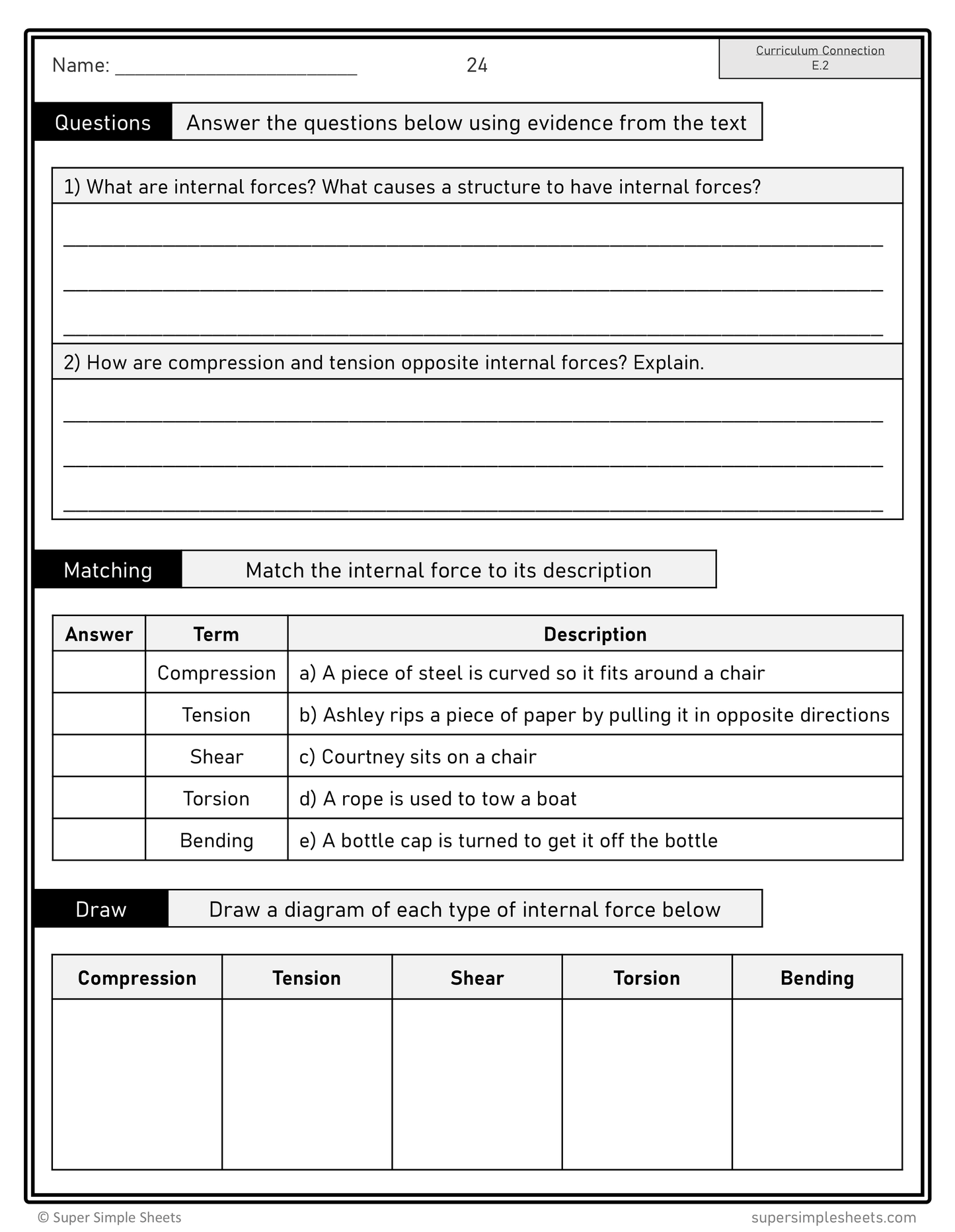 Grade 6 - Energy (Forces & Resources) - Alberta Science - Lesson/Workbook Bundle
