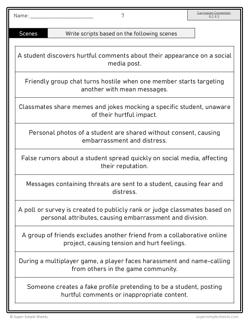 Alberta Fine Arts Curriculum Grade 8 - Drama - Full Year Unit