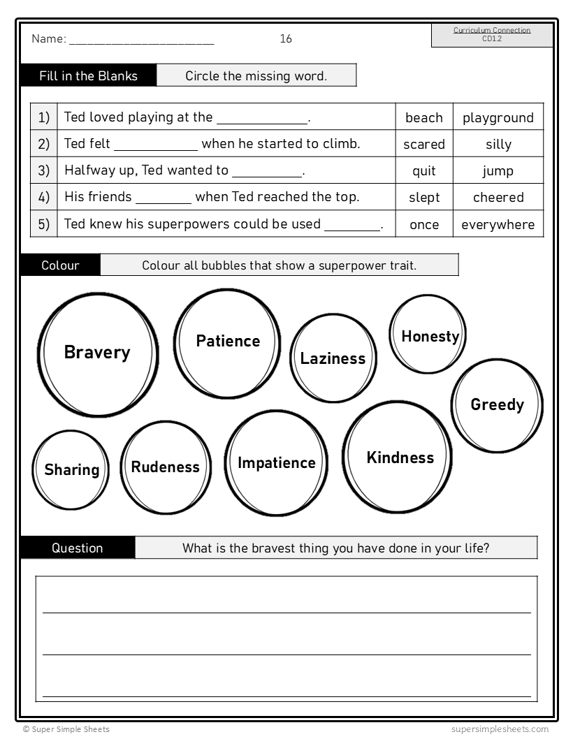 Alberta Grade 1 Health - Full Year Bundle