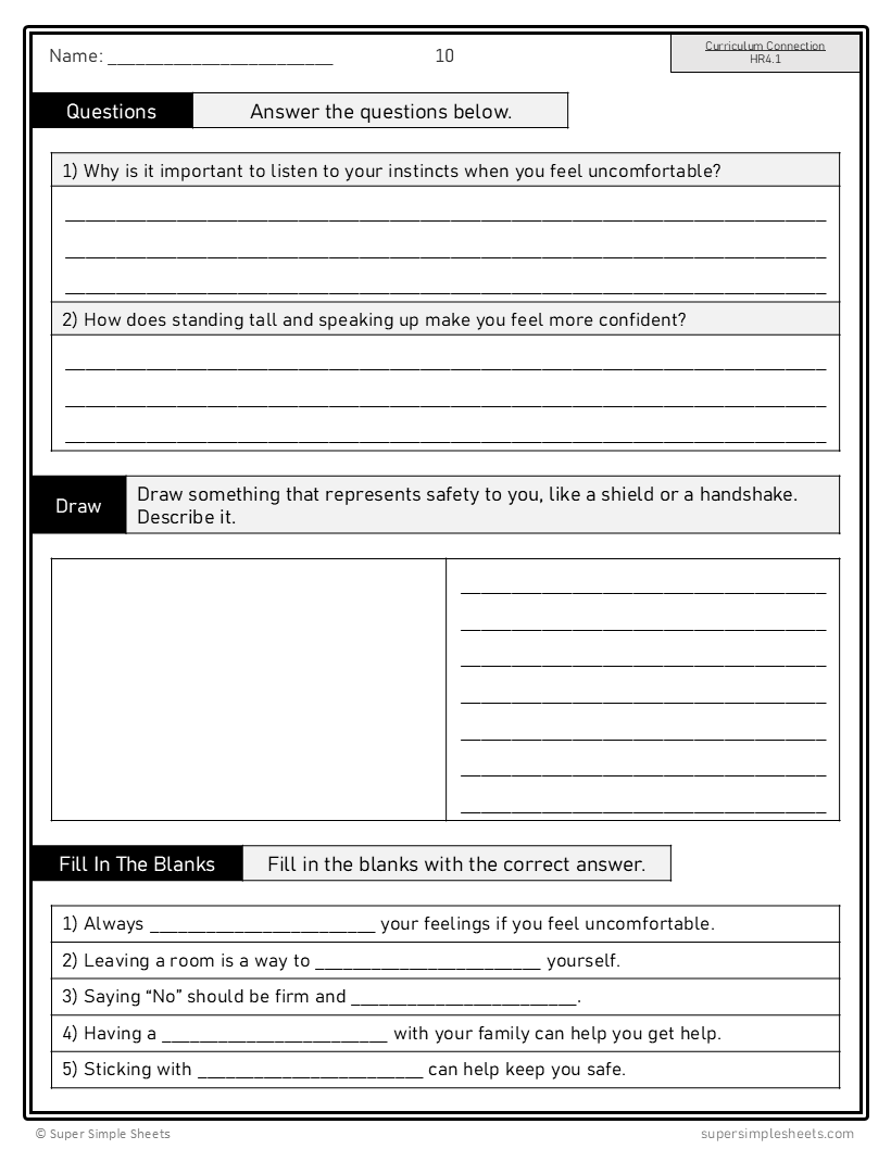 BC Health Curriculum - Grade 4 - FULL YEAR BUNDLE