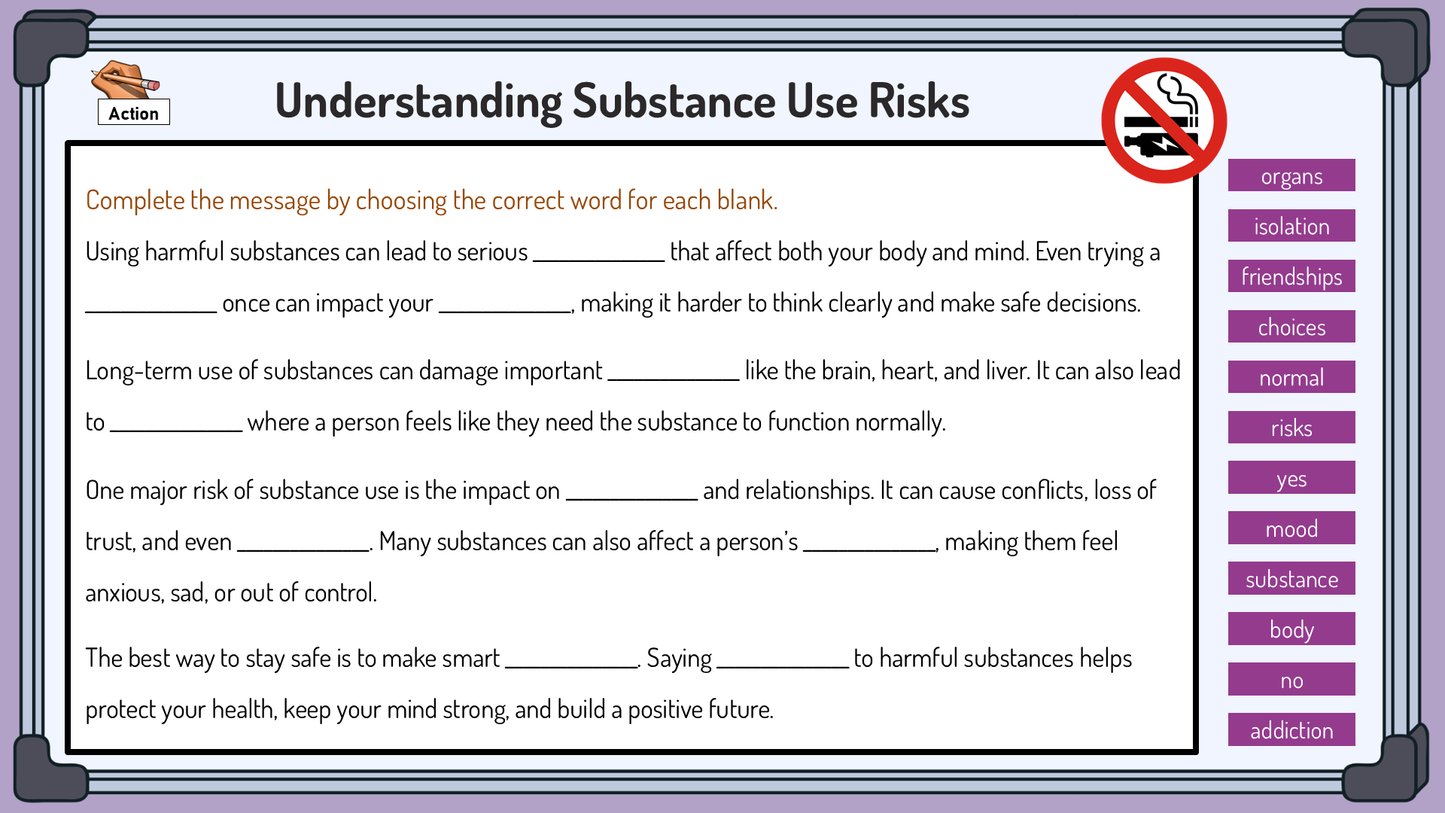 Safety - Grade 6 - Alberta Health and Wellness - Lessons/Workbook Bundle