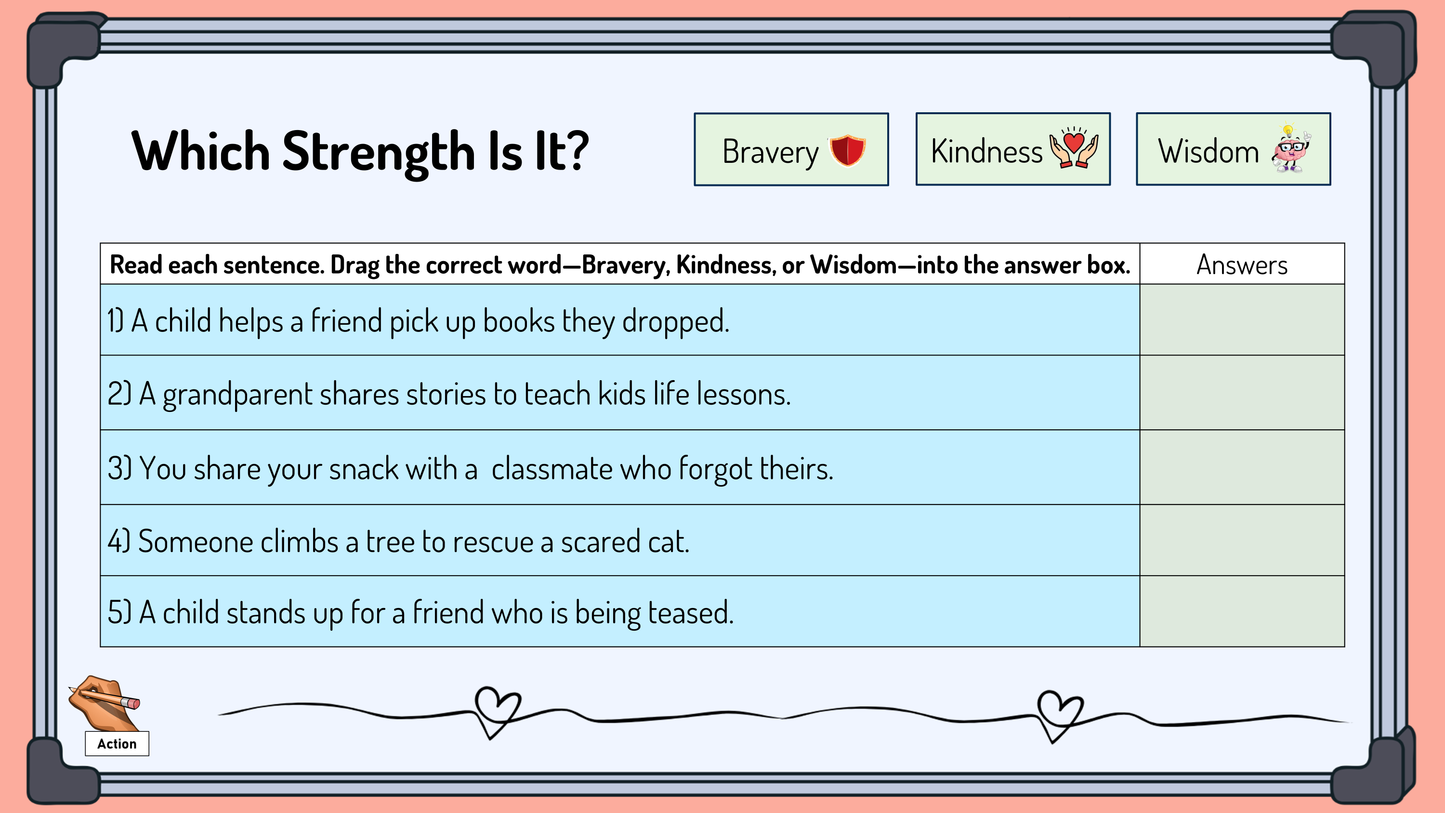 Character Development - Grade 1 - Alberta Health - Lessons/Workbook Bundle