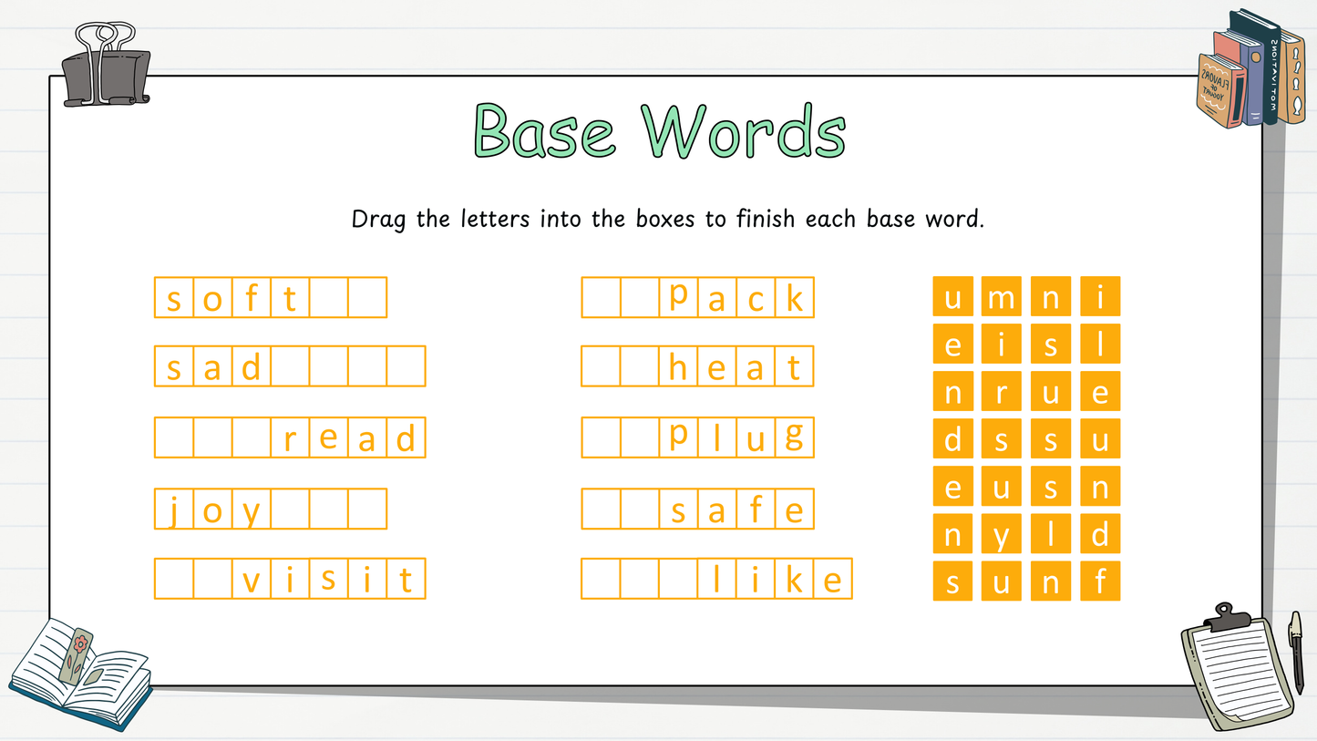 Grade 2 - Ontario Language - Google Lesson Slides - Full Year Bundle