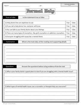 Ontario - Grade 6 Health - Full Year Bundle