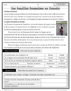 Ontario Grade 2 FRENCH Social Studies Full Year Bundle