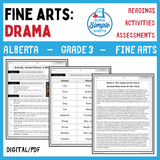 Alberta Fine Arts Curriculum Grade 3 - Drama - Full Year Unit