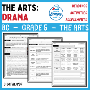 BC Arts Education - Grade 5 - Drama Unit