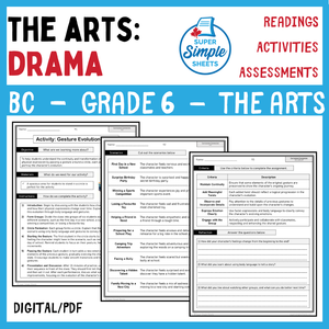 BC Arts Education - Grade 6 - Drama Unit