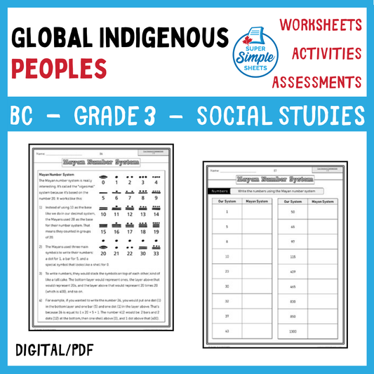 BC Social Studies Grade 3 Full Year Bundle