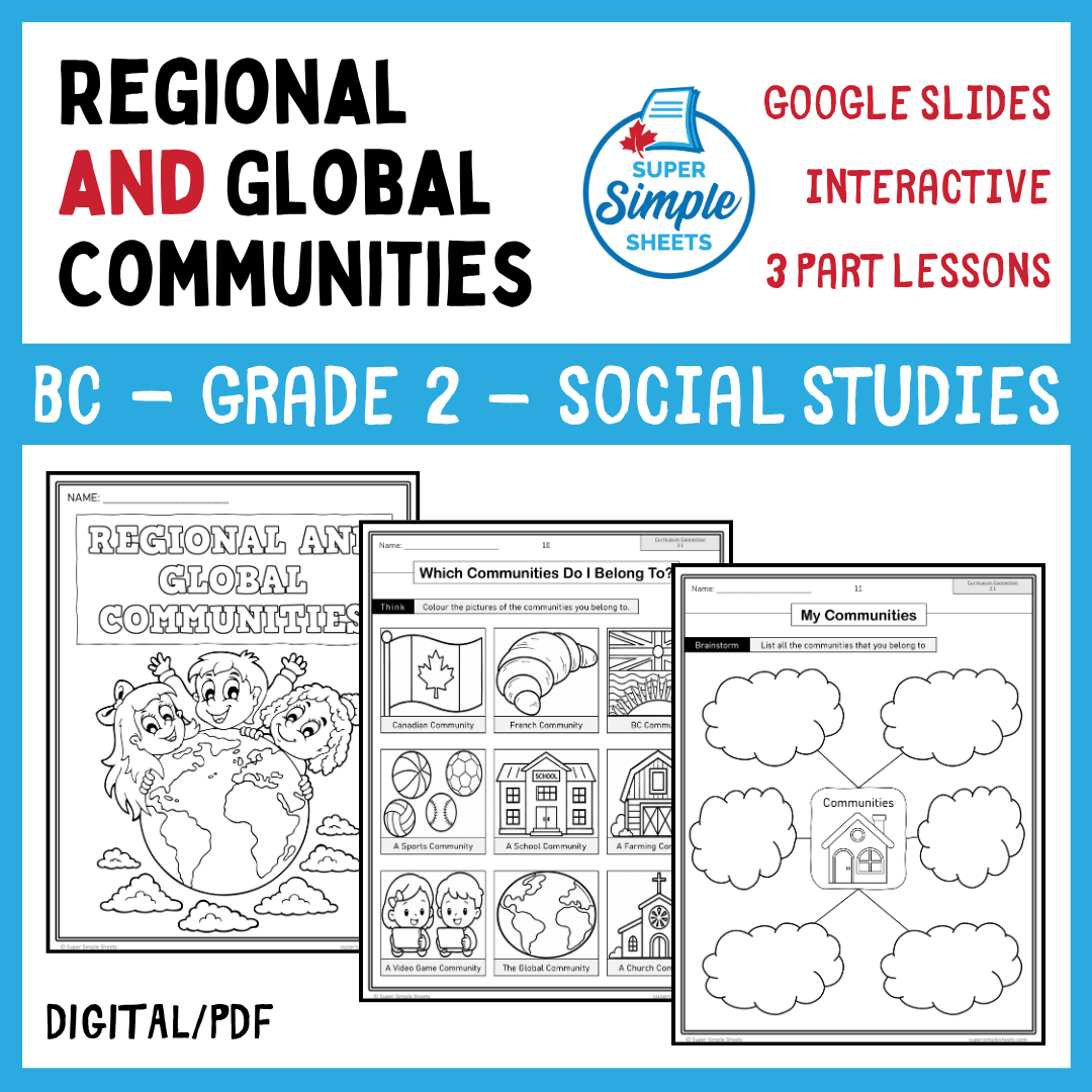 Grade 2 - BC Social Studies - Full Year Unit - Updated in 2026
