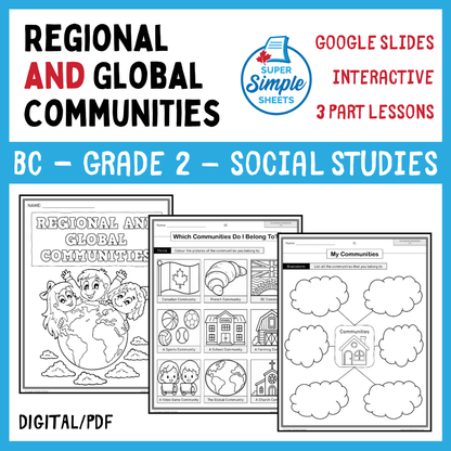 Grade 2 - BC Social Studies - Full Year Unit - Updated in 2026