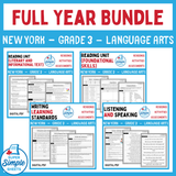 New York - Grade 3 English Language Arts (ELA) - FULL YEAR BUNDLE