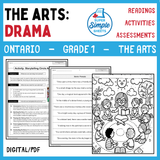 Ontario Arts Curriculum Grade 1 - Drama - Full Year Unit