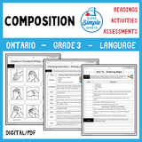 NEW 2023 Ontario Language - Grade 3 - Composition