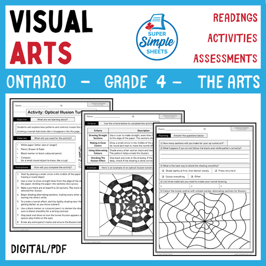 Ontario Arts Curriculum Grade 4 - Visual Arts