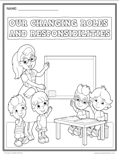 Our Changing Roles and Responsibilities - Ontario Social Studies Grade 1 Bundle