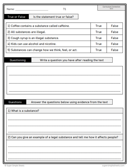 Alberta - Grade 3 - Health and Wellness - Lessons/Workbook Mega Bundle