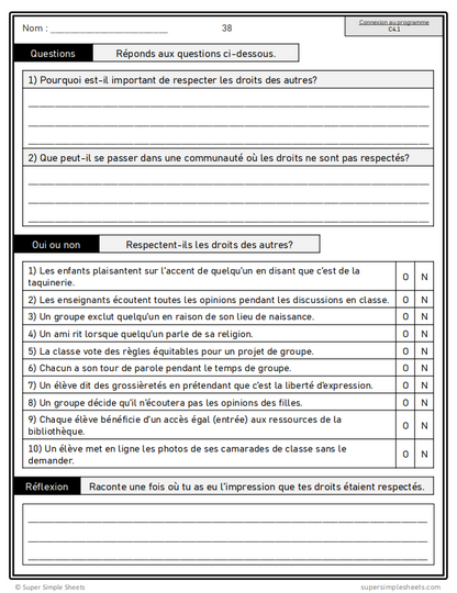 Alberta - Grade 4 Social Studies - French Immersion - FULL YEAR BUNDLE
