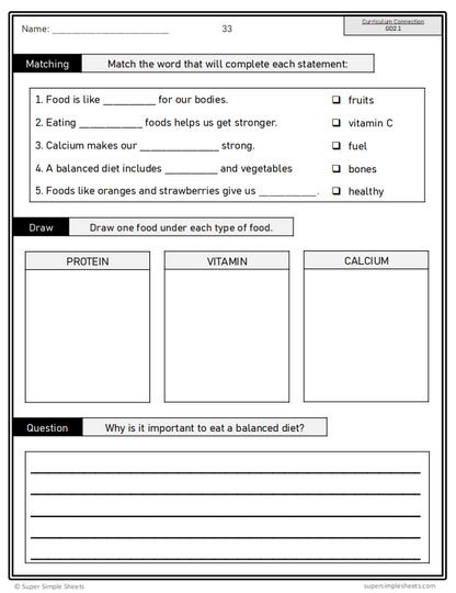 Alberta - Grade 2 - Health and Wellness - Lessons/Workbook Mega Bundle