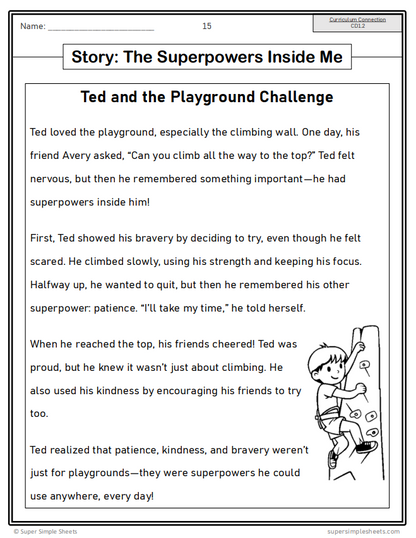 Character Development - Grade 1 - Alberta Health - Lessons/Workbook Bundle
