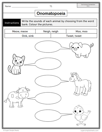 Grade 1 - Reading Comprehension Unit - Ontario Language - Lesson/Workbook Bundle