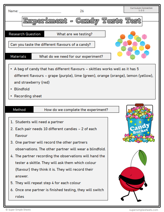 Science - Manitoba Grade 1 - FULL YEAR BUNDLE – Super Simple Sheets
