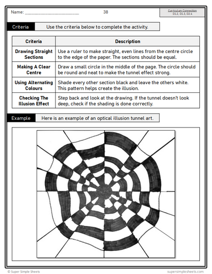 Grade 4 - Visual Arts - Ontario The Arts Curriculum - Lesson/Workbook Bundle