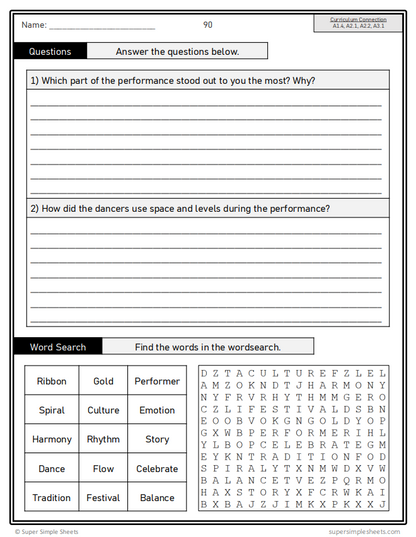 Ontario Arts Curriculum Grade 7 - Dance