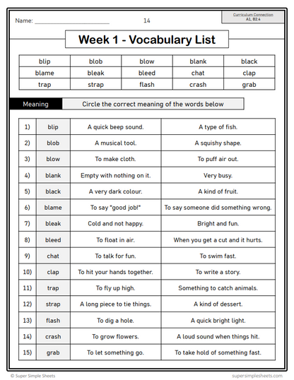 Grade 3 - Foundations of Language - Ontario Language - Lesson/Workbook Bundle