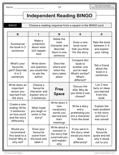 Grade 4 - Reading Comprehension Unit - Ontario Language - Lesson/Workbook Bundle