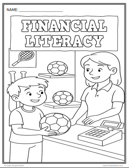 Grade 3 - Financial Literacy Unit - Ontario Math - Lesson/Workbook Bundle