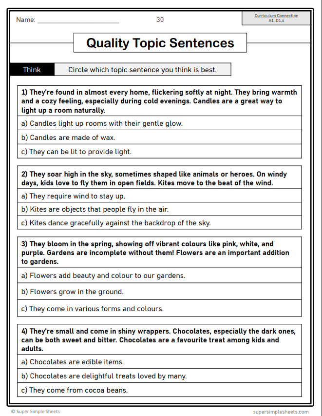 Grade 6 - Composition (Writing) Unit - Ontario Language - Lesson/Workbook Bundle