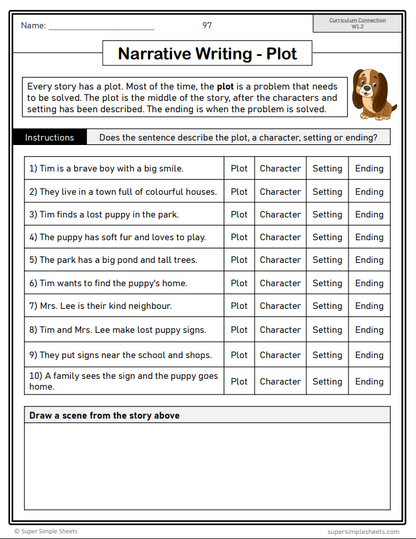 Grade 2 - Writing Unit - Alberta Language ELA - Lesson/Workbook Bundle