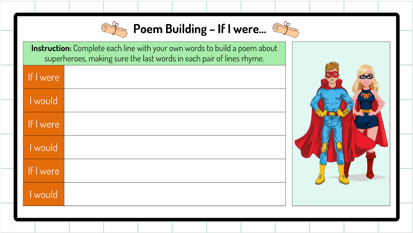 Grade 3 - Composition (Writing) Unit - BC Language - Lesson/Workbook Bundle