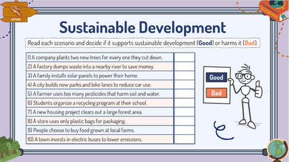 Grade 8 - Global Settlement Patterns & Sustainability - Ontario Geography Bundle