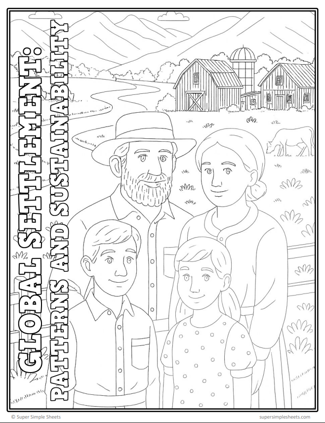 Grade 8 - Global Settlement Patterns & Sustainability - Ontario Geography Bundle