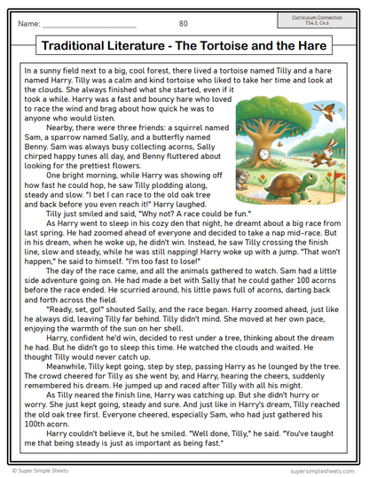 Grade 4 - Reading Comprehension Unit - Alberta Language - Lesson/Workbook Bundle