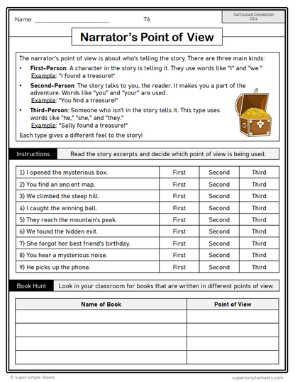 Grade 5 - Reading Comprehension Unit - Alberta Language - Lesson/Workbook Bundle