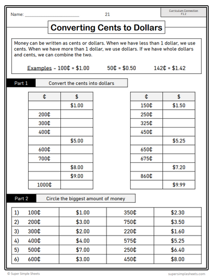 Grade 5 - Financial Literacy Unit - Ontario Math - Lesson/Workbook Bundle
