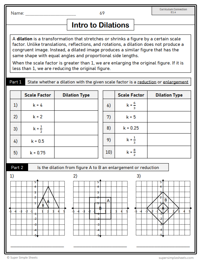 Grade 8 - Spatial Sense Unit - Ontario Math - Lesson/Workbook Bundle