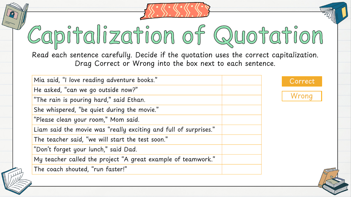 Grade 4 - Ontario Language - Google Lesson Slides - Full Year Bundle